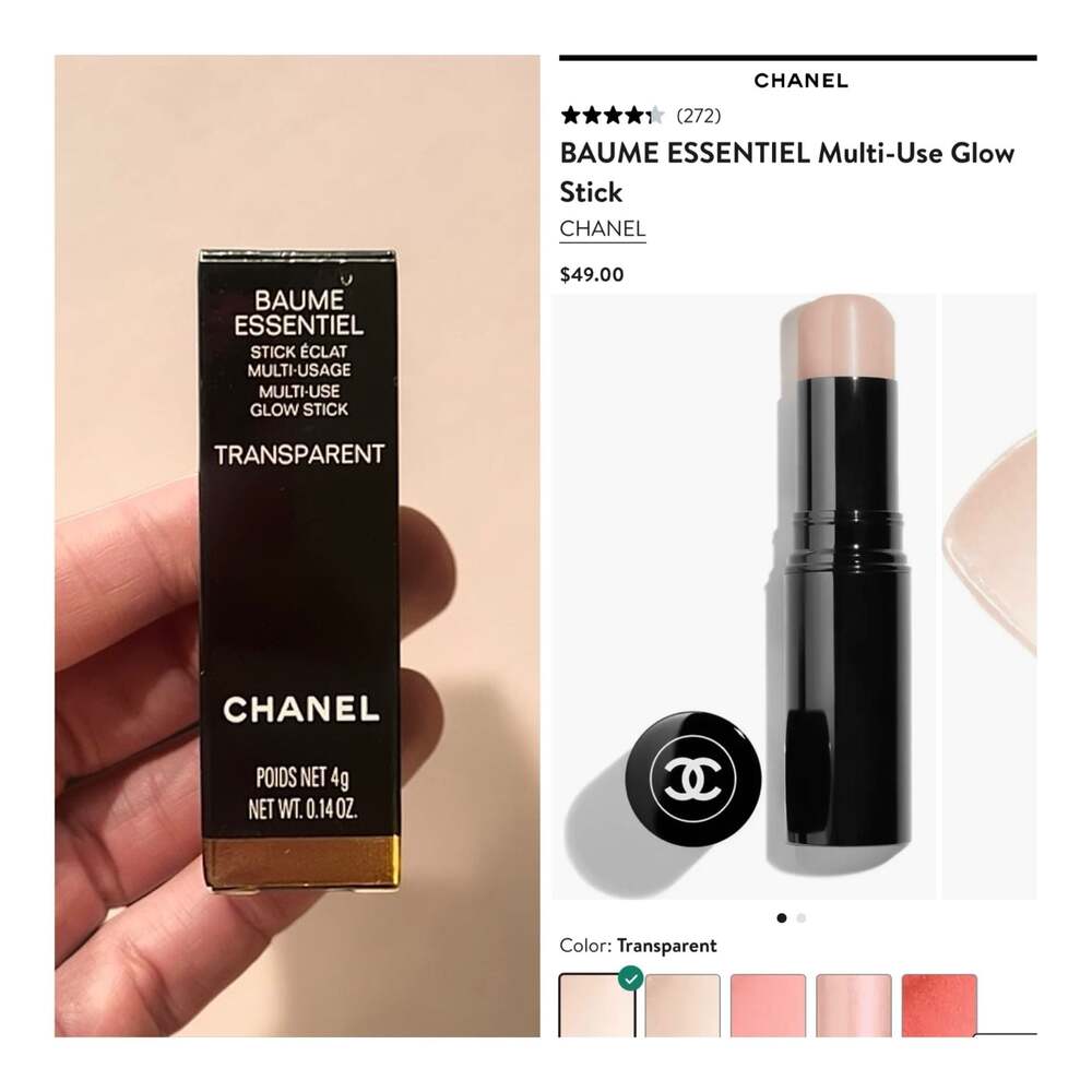 Chanel Baume Essentiel Multi-Use Glow Stick in Transparent. NIB!